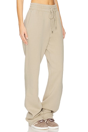 WAO The Fleece Trouser in Beige