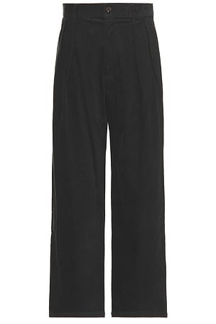 Wide Leg Pleated Corduroy Pant WAO