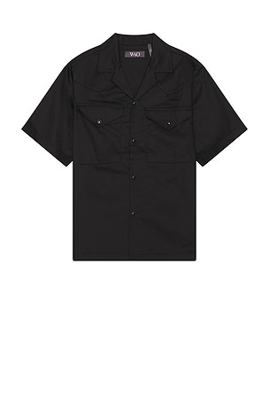 Satin Western Short Sleeve Shirt WAO