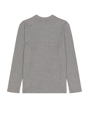 WAO The Textured Long Sleeve Tee in Grey