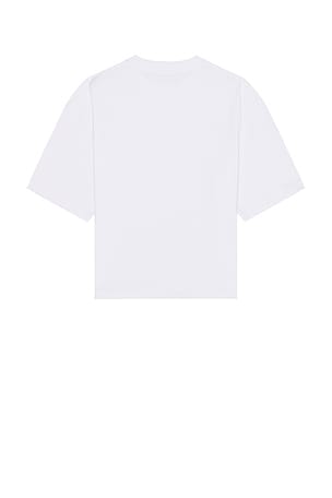 WAO The Oversized Cropped Tee in White