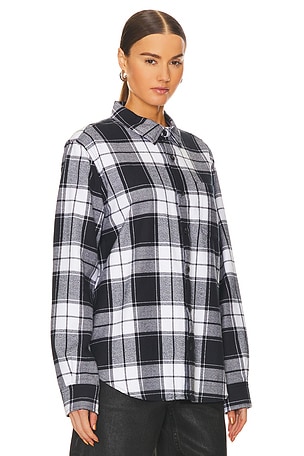 WAO The Heavyweight Flannel Shirt in Black