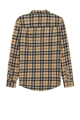 WAO The Lightweight Flannel Shirt in Brown