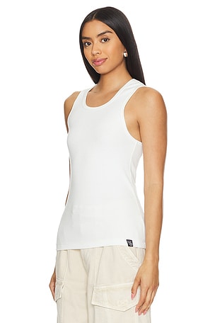 WAO The Fitted Tank in White