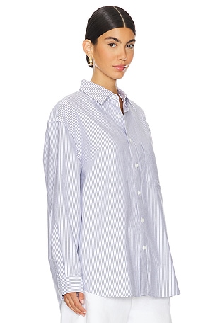 WAO Relaxed Oxford Shirt in Blue