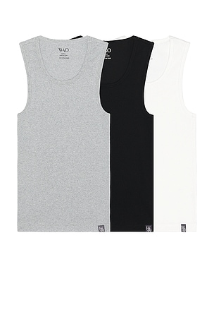 the fitted tank: 3 pack WAO