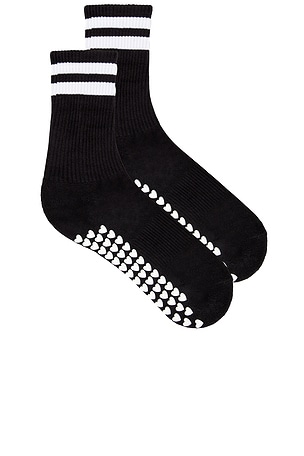 Striped Tube Grip Sock WellBeing + BeingWell