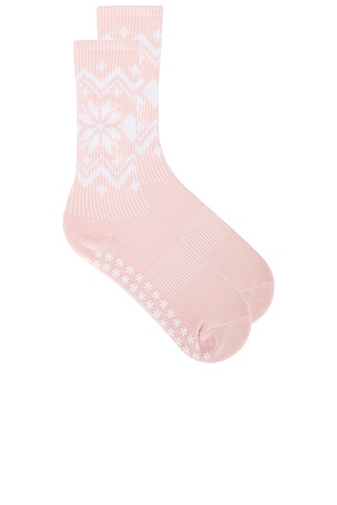 Fair Isle Grip Sock WellBeing + BeingWell