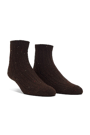 Wellbeing Embroidered Crew Sock WellBeing + BeingWell