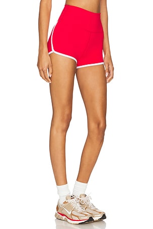 WellBeing + BeingWell MoveWell Alba 3 Inch Short in Red