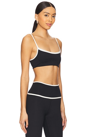 WellBeing + BeingWell FlowWell Taryn Sports Bra in Black. Size XS. Also