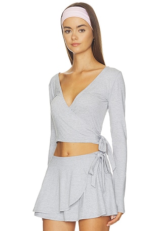 Wellbeeng + beengwell chaqueta loungewell light en color gris