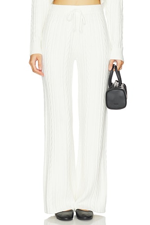 Juno Cable Knit Pant WellBeing + BeingWell