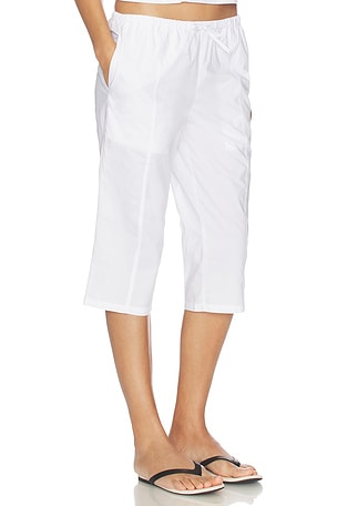 WellBeing + BeingWell Syca Capri in White. Size M. Also