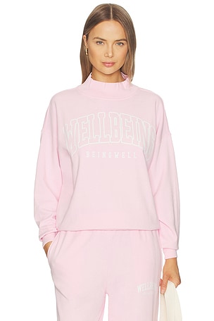 Shay Oversized Mock Neck Crew WellBeing + BeingWell