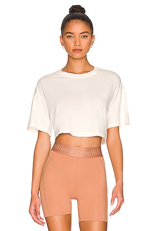 Hazel Cropped Tee WellBeing + BeingWell