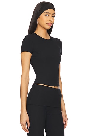 WellBeing + BeingWell Azure Tee in Black