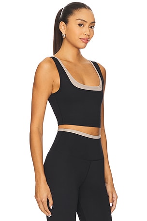 WellBeing + BeingWell FlowWell Rainey Tank in Black