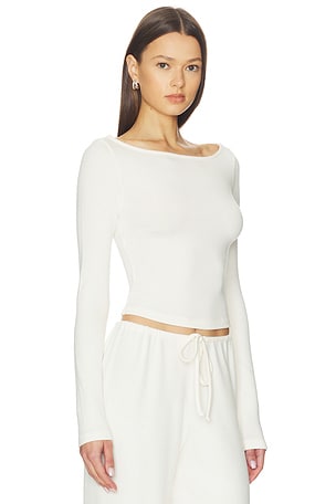 WellBeing + BeingWell Sawyer Top in White