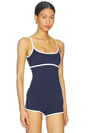 WellBeing + BeingWell Movewell Ripley Tank in Navy