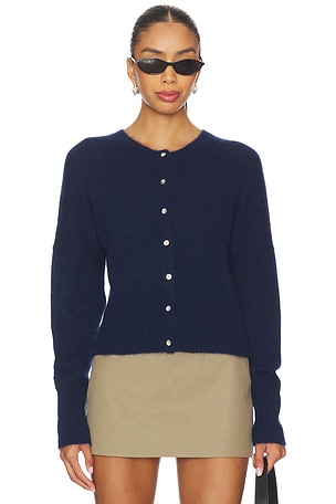 Eden Cinched Waist Cardigan W. Cashmere