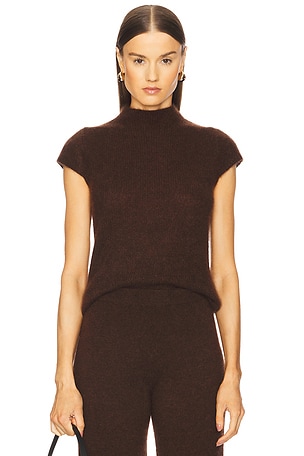 Brigitte Mock Neck W. Cashmere