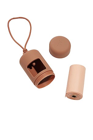 Wild One Poop Bag Carrier in Brown