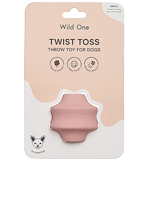 Wild One Small Twist Toss Toy in Blush