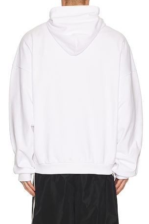 WE11DONE City Hoodie in White