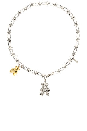 Teddy Pendant Spike Chain Necklace WE11DONE