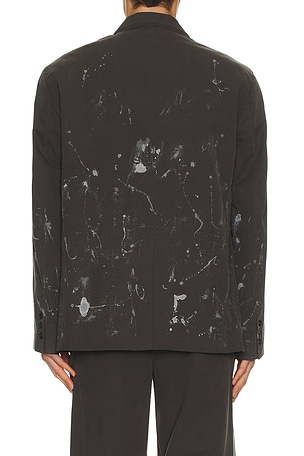 WE11DONE Painted Jacket in Grey