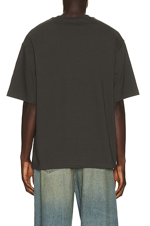 WE11DONE Punk Teddy T-Shirt in Grey