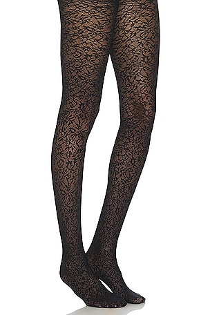 Floral Jacquard Tights Wolford