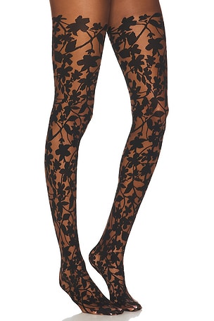 Graphic Flower Tights Wolford