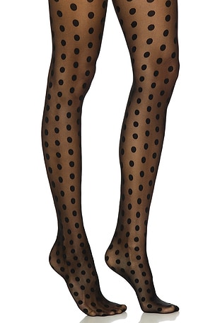 Wolford Bonny Dots Tights in Black