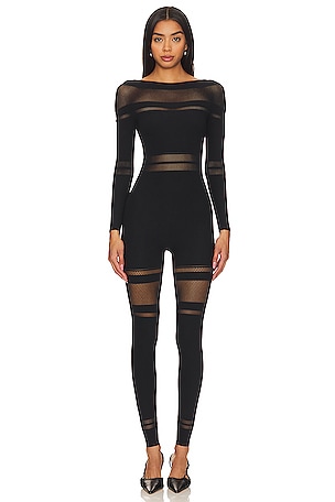 Net Lines Jumpsuit Wolford