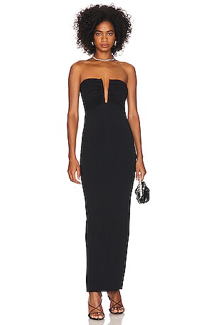 wolford black dress ZAPAKA Women Vintage Black Beaded Long Flapper Dress with 1920s Accessories Set, Black / M