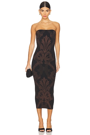 X Etro Metallic Jacquard Dress Wolford