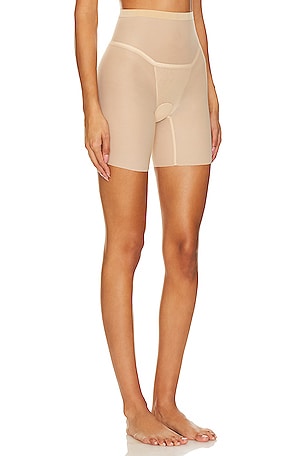 Wolford Tulle Control Shapewear Shorts in Nude. Size IT 44 / US 14. Also