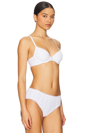 Wolford Lightly Lined Demi Bra in White. Size 34D. Also