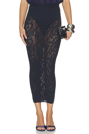 Infinite Rose Net Skirt Wolford