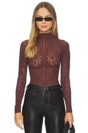 Reptile Net String Bodysuit Wolford
