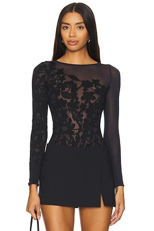 Graphic Flower String BodysuitWolford$345NEW