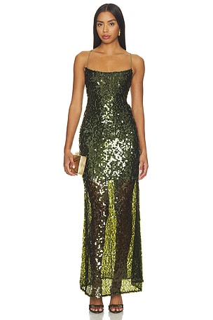 VESTIDO LARGO BACKLESS  With Harper Lu