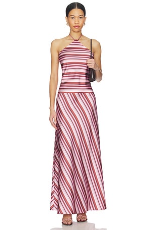 Halter Maxi Dress With Harper Lu