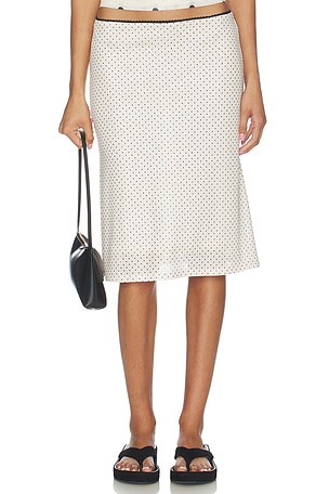 Mesh Midi Skirt With Harper Lu