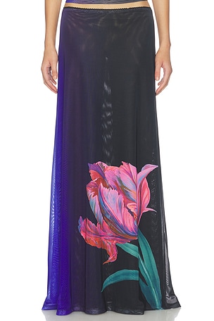 FALDA MESH MAXI  With Harper Lu