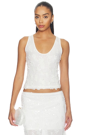 Mesh Tank Top With Harper Lu