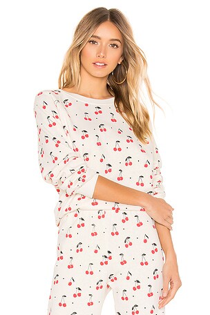 Wildfox Couture SUDADERA CHERRY OH BABY en Vintage Lace REVOLVE