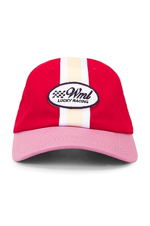 Lucky Racing Striped Cap Wish Me Luck